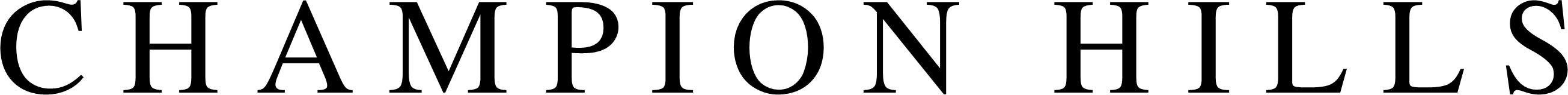 Champion Hills logo